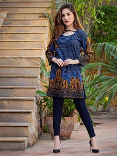 Pakistan, Pakistan, pakaian tradisional, mode, model, Wallpaper HD HD wallpaper
