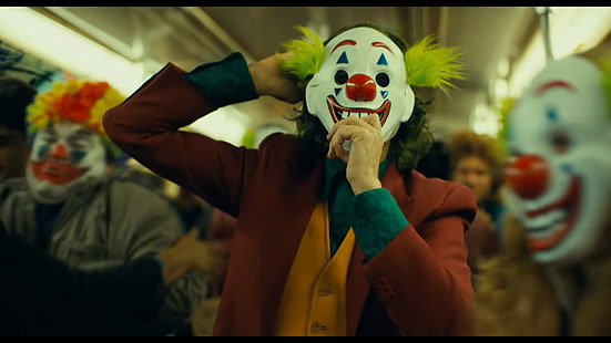 Joker, JokerMovie, Joaquin Phoenix, High Defintion, RobertDeNiro, sombre, simple, Fond d'écran HD HD wallpaper