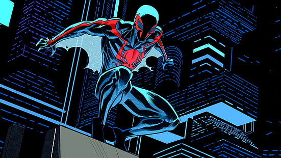 Spider-Man, Spider-Man 2099, Marvel Comics, Fond d'écran HD HD wallpaper