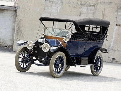 1912, кадиллак, люкс, модель 30, фаэтон, ретро, HD обои HD wallpaper