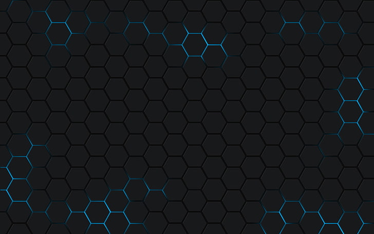 hexagon, minimalism, HD tapet