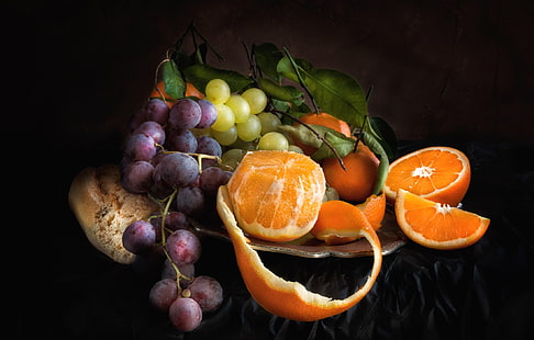 натюрморт, еда, фрукты, HD обои HD wallpaper