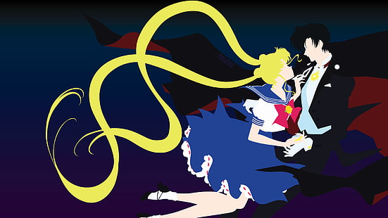 Sailor Moon, Tuxedo Mask, Usagi Tsukino, Tapety HD HD wallpaper