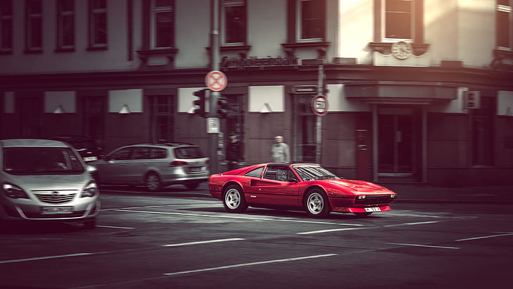 Ferrari Street HD, voitures, ferrari, rue, Fond d'écran HD