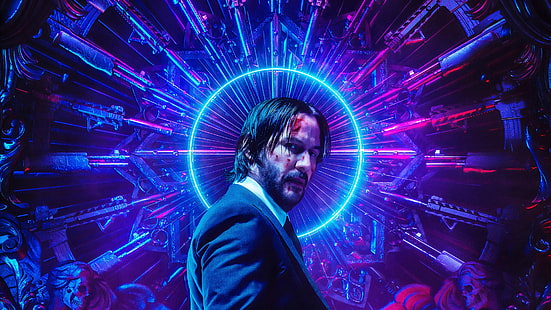 Keanu Reeves, Parabellum, John Wick, 2019, John Wick 3, Capítulo 3, Fondo de pantalla HD HD wallpaper