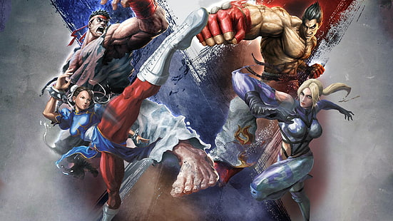 Street Fighter X Tekken, HD обои HD wallpaper