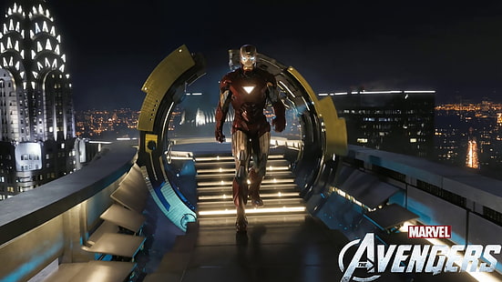 films, The Avengers, Iron Man, Marvel Cinematic Universe, Fond d'écran HD HD wallpaper