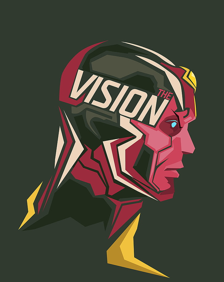 superbohater, Marvel Heroes, DC Comics, The Vision, Tapety HD, tapety na telefon