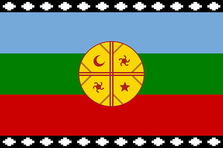 Bendera 2000px, mapuches svg, Wallpaper HD