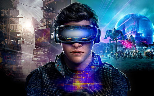 Siap pemain satu VR 4K Movie 2018, wallpaper Ready Player 1, Wallpaper HD HD wallpaper