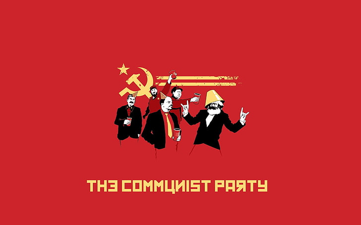 kommunist, hammare, fest, segel, HD tapet