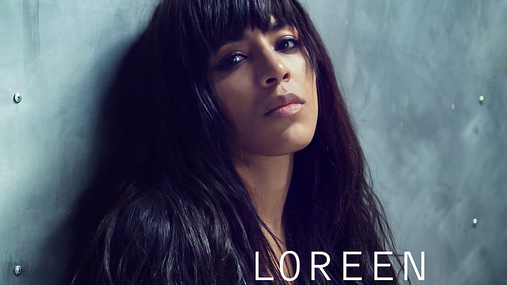 Loreen, sångare, brunett, HD tapet