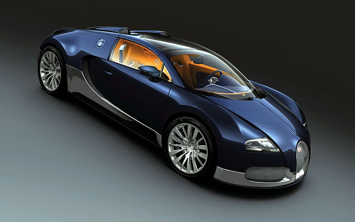 Bugatti Veyron Grand Sport 2011, concept car nera e argento, 2011, grand, sport, bugatti, veyron, automobili, Sfondo HD