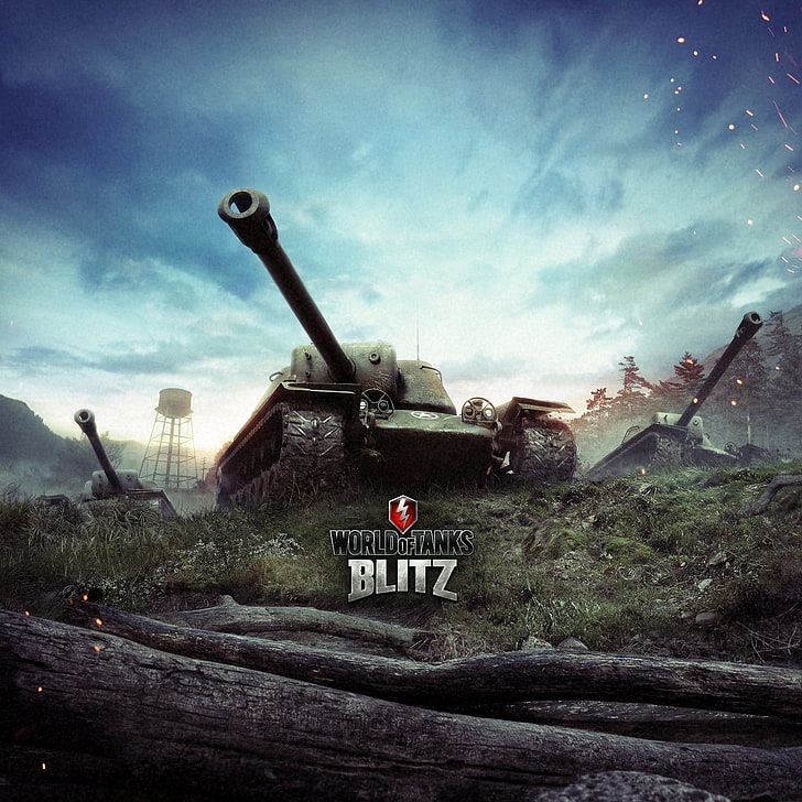 World of Tanks Blitz цифровые обои, PT-ACS, World Of Tanks, T110E4, Wargaming Net, истребитель танков, Flash, WoT: Blitz, World of Tanks: Blitz, HD обои