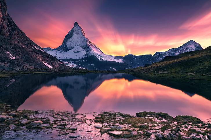 ภูเขา Matterhorn ภูเขาธรรมชาติ, วอลล์เปเปอร์ HD
