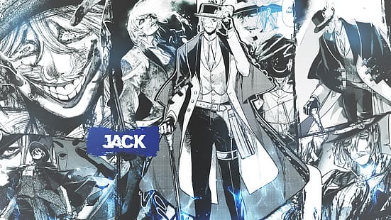 collage, manga, Jack the Ripper, Shuumatsu no Valkyrie, HD tapet HD wallpaper