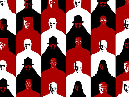 Watchmen (filme), Rorschach, histórias em quadrinhos, Dr. Manhattan, Watchmen, HD papel de parede HD wallpaper
