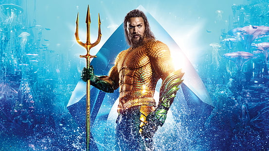 Affiche du film Aquaman 2018 12k, Fond d'écran HD HD wallpaper