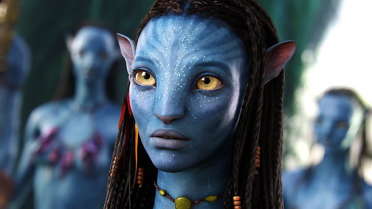 Kadr z filmu Avatar, Neytiri, Na & # 39; Vi, Avatar, Tapety HD
