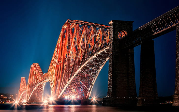 The Forth Bridge Edinburgh HD, bridge photo, the, bridge, world, travel, travel and world, edinburgh, forth, HD wallpaper