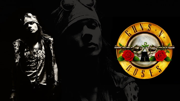 Guns N Roses poster, Axl Rose, Guns N' Roses, HD wallpaper