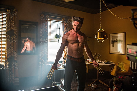Wolverine Film noch Screenshot, Wolverine, Hugh Jackman, X-Men, Logan, Tage der Zukunft Vergangenheit, HD-Hintergrundbild HD wallpaper