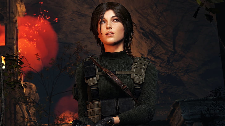 Rise of the Tomb Raider, брюнетка, Лара Крофт, женщины, Tomb Raider, видеоигры, HD обои