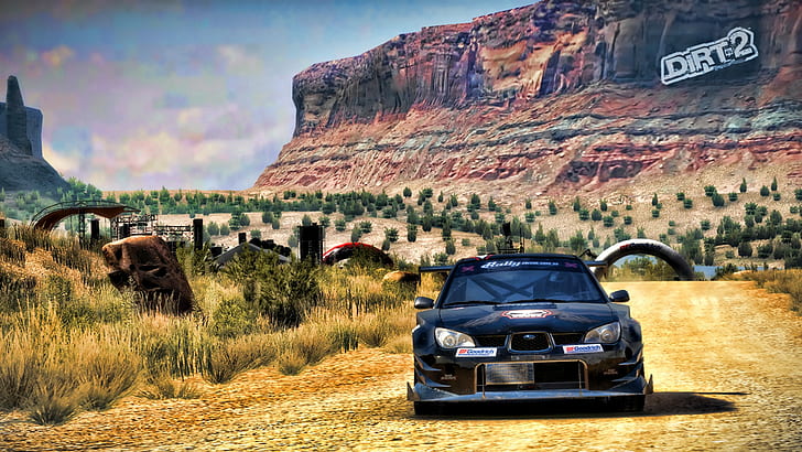 Subaru WRX STI Rally Dirt HD, video games, subaru, rally, wrx, dirt, sti, HD wallpaper