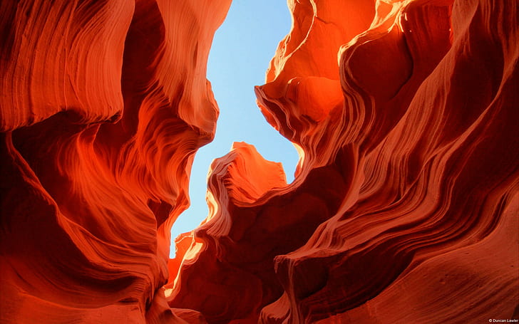 alam, lanskap, formasi batuan, ngarai, Antelope Canyon, Arizona, Wallpaper HD