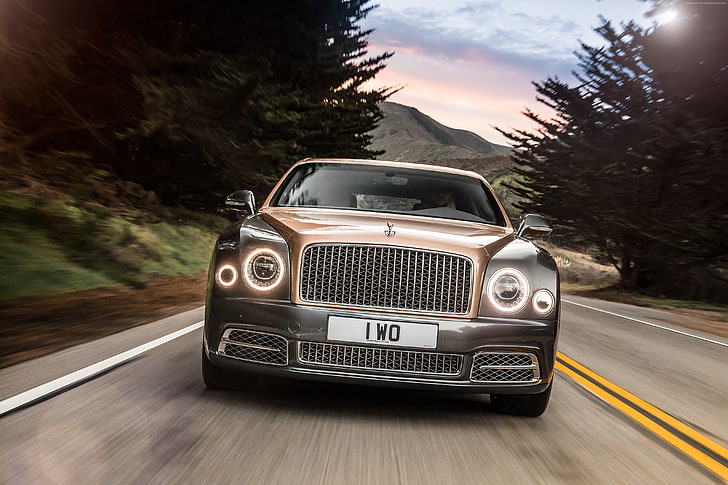 Bentley Mulsanne Extended empattement, voiture de luxe, Salon de l'auto de Genève 2016, Fond d'écran HD