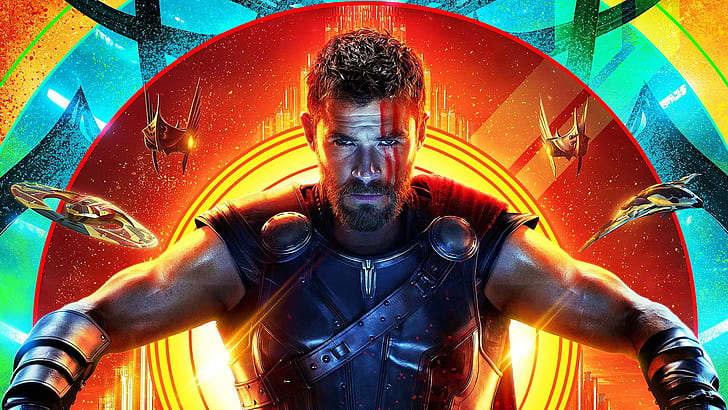 Film, Thor: Ragnarok, Chris Hemsworth, Thor, HD-Hintergrundbild