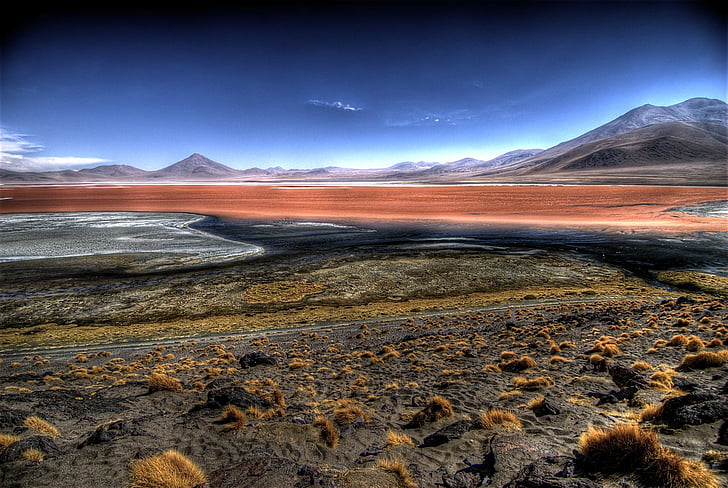 Bolivien, Colorado, Laguna, HD-Hintergrundbild