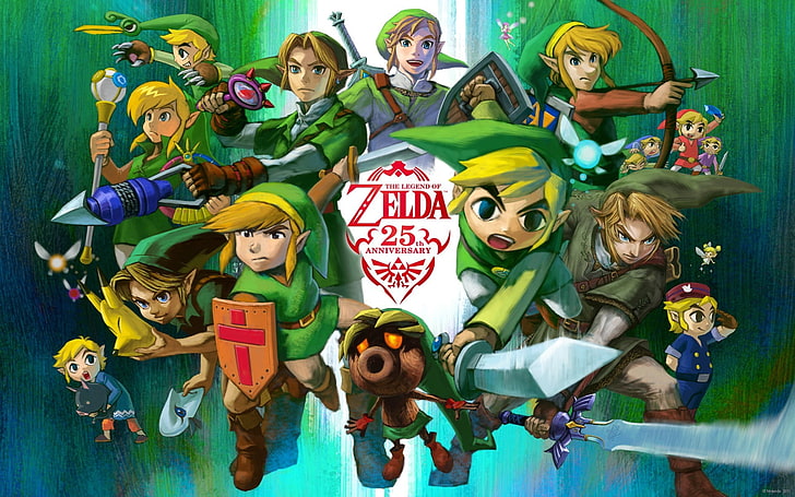 The Legend of Zelda wallpaper, The Legend of Zelda, video game, Tautan, Master Sword, Wallpaper HD
