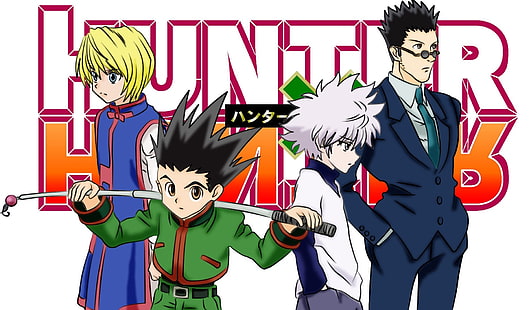 Abbildung Hunter X Hunter, Hunter x Hunter, Killua Zoldyck, Leorio Paradinight, Kurapika, Gon CSS, Gon CS, Anime Boys, HD-Hintergrundbild HD wallpaper