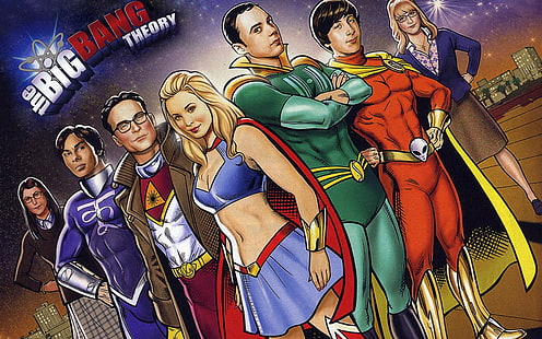 Bang Big Big Bang Theory Entertainment Series de TV Arte en HD, big, teoría del big bang, big bang, Bang, Howard Wolowitz, Kaley Cuoco, Fondo de pantalla HD HD wallpaper