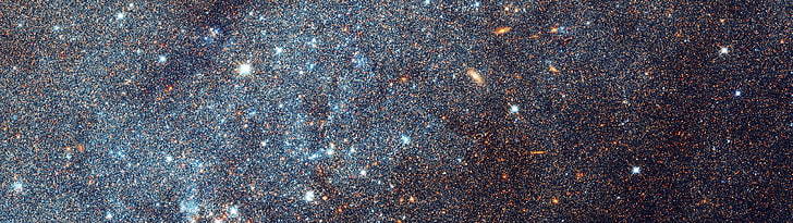 wallpaper galaksi, banyak tampilan, bintang, ruang, warna-warni, galaksi, alam semesta, Wallpaper HD