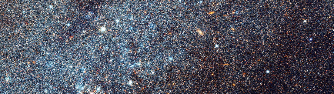 wallpaper galaksi, banyak tampilan, bintang, ruang, warna-warni, galaksi, alam semesta, Wallpaper HD HD wallpaper