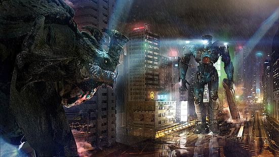 Photo du film Pacific Rim, Pacific Rim, Jaegers, Kaiju, Fond d'écran HD HD wallpaper