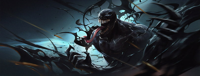 Venom, อาร์ตเวิร์ค, 4K, 8K, วอลล์เปเปอร์ HD HD wallpaper