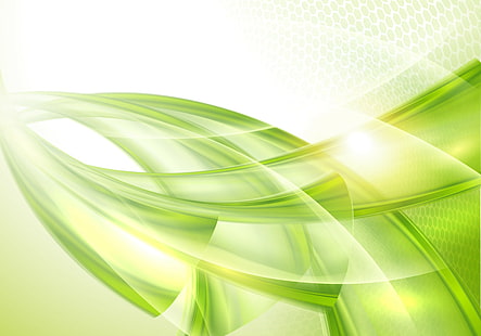Lignes d'abstraction vertes, vert, abstraction, lignes, Fond d'écran HD HD wallpaper