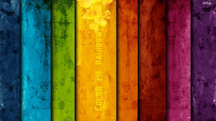 Retro Rainbow Wallpaper  Bobbi Beck