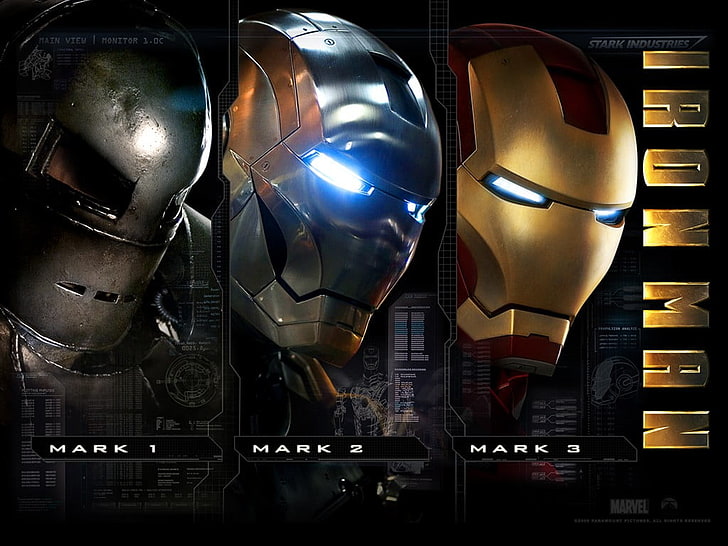 Iron Man Vektorgrafik, Iron Man, Filme, Marvel Cinematic Universe, HD-Hintergrundbild