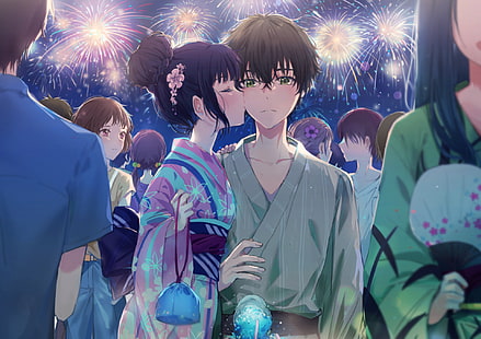 Anime, Hyouka, Eru Chitanda, Hōtarō Oreki, HD-Hintergrundbild HD wallpaper
