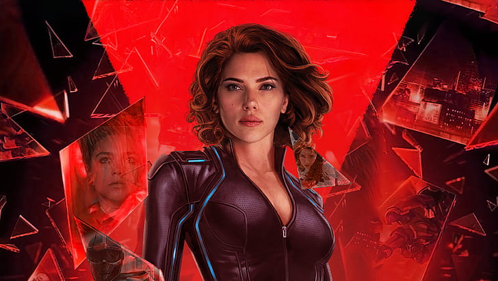 Film, Schwarze Witwe, Marvel-Comics, Scarlett Johansson, HD-Hintergrundbild