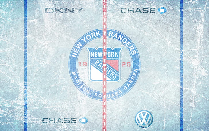 Хоккей, Нью-Йорк Рейнджерс, Эмблема, Лого, НХЛ, HD обои