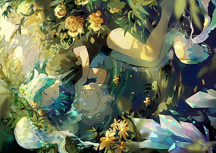 Anime, Houseki no Kuni, Phosphophyllite (Houseki no Kuni), HD wallpaper HD wallpaper