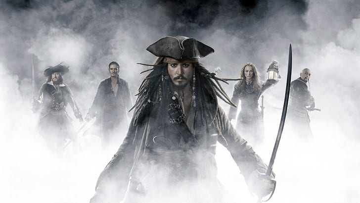 Pirates des Caraïbes, Jack Sparrow, film, Pirates, Caraïbes, Fond d'écran HD
