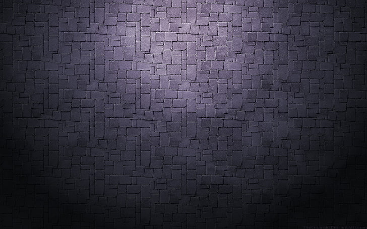 calçada cinza, tijolos, roxo, azulejos, textura, parede, HD papel de parede