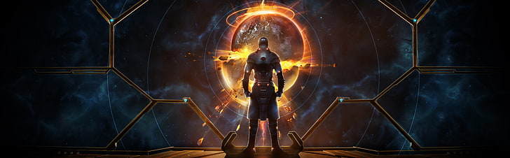 Starpoint Gemini Warlords video game, Dr. Strange illustration, Games, Other Games, Space, Explosion, Game, Strategy, 2017, videogame, keyart, SPGW, StarpointGemini, Warlords, HD wallpaper