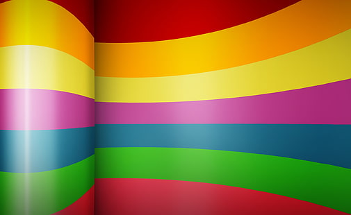 Cores do arco-íris, papel de parede de cores do arco-íris, Aero, arco-íris, cores, aurora colorida, cores do arco-íris, HD papel de parede HD wallpaper
